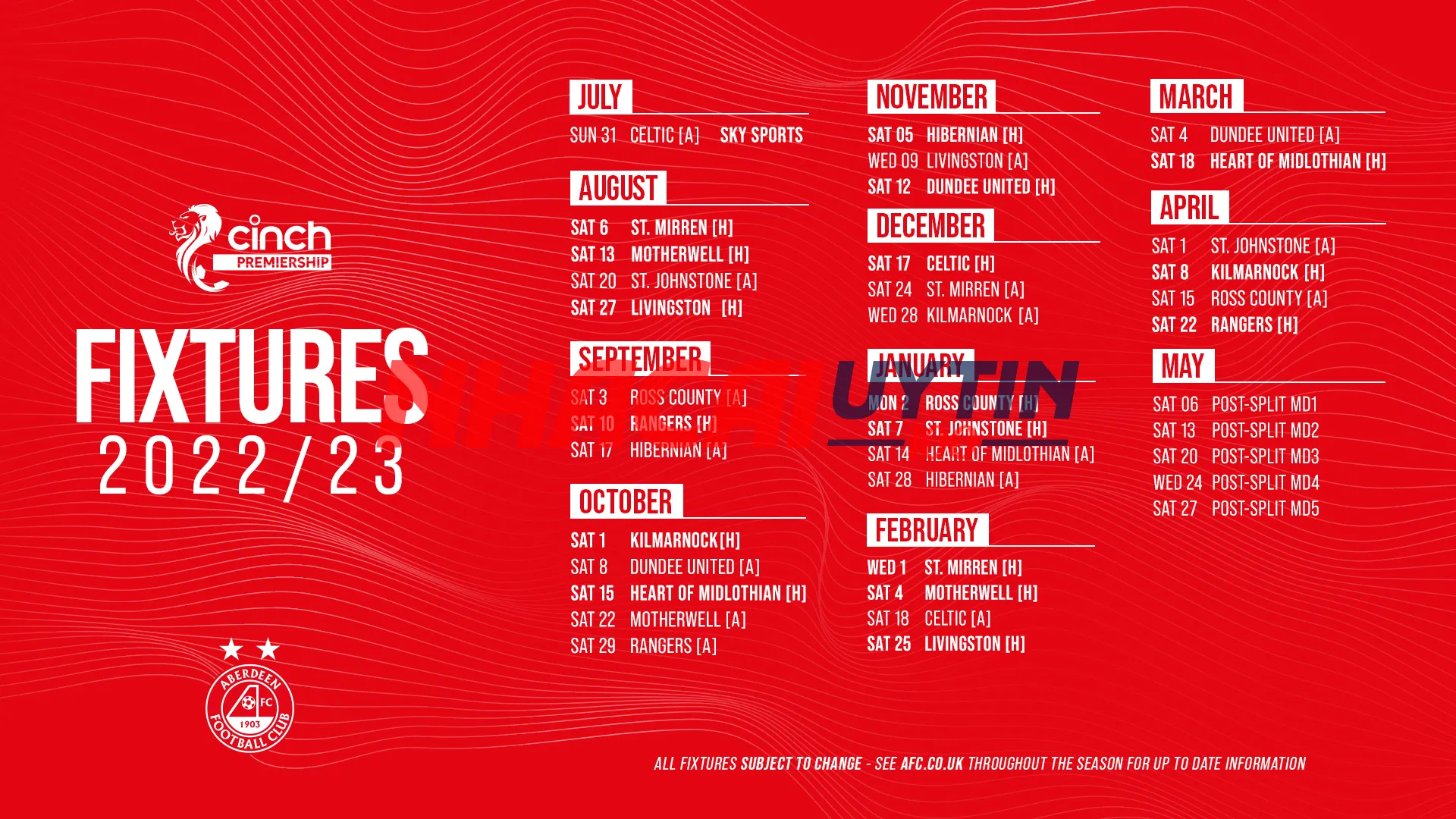 Fan bóng đá không thể bỏ qua lịch thi đấu giải Ngoại hạng Scotland