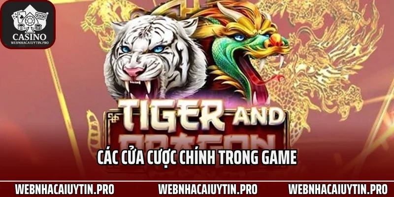 Các cửa cược chính trong game