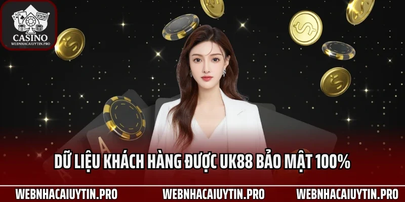 Dữ liệu khách hàng được UK88 bảo mật 100%