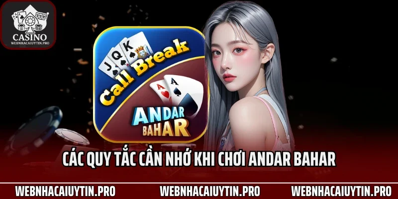 Các quy tắc cần nhớ khi chơi Andar Bahar