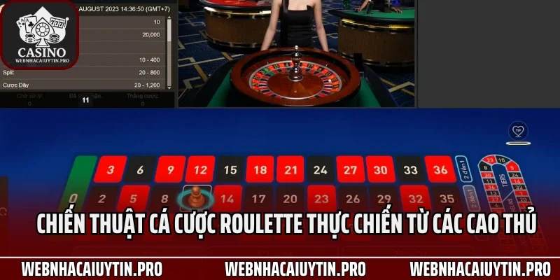 Chiến thuật cá cược roulette thực chiến từ các cao thủ