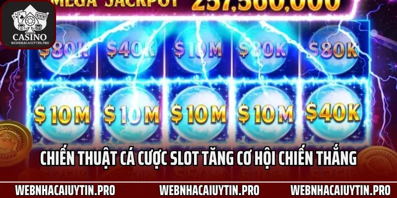 Chiến thuật cá cược slot tăng cơ hội chiến thắng