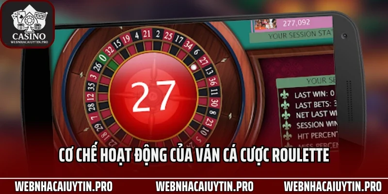 Cơ chế hoạt động của ván cá cược roulette