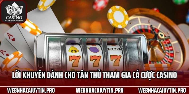 Lời khuyên dành cho tân thủ tham gia cá cược casino