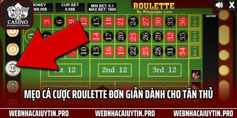 Mẹo cá cược roulette đơn giản dành cho tân thủ