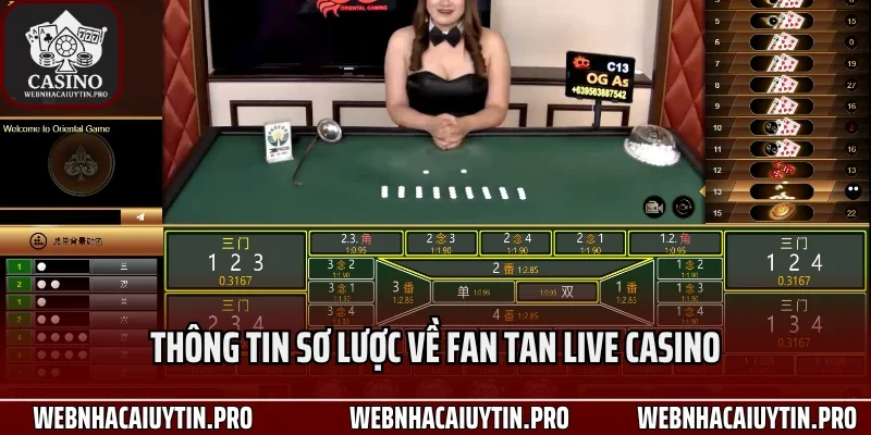 Thông tin sơ lược về Fan Tan live casino